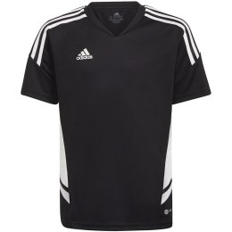 Koszulka dla dzieci adidas Condivo 22 Jersey czarno-biała HA6278