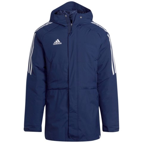 Kurtka męska adidas Condivo 22 Stadium Parka granatowa HA6254