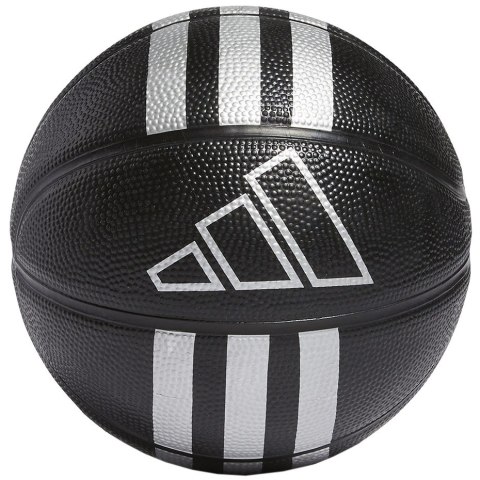 Piłka koszykowa adidas 3-Stripes Rubber Mini czarna HM4972