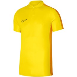 Koszulka męska Nike DF Academy 23 SS Polo żółta DR1346 719