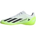 Buty piłkarskie adidas X Crazyfast.4 IN biało-zielone IE1586