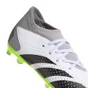 Buty piłkarskie dla dzieci adidas Predator Accuracy.3 FG biało-szare IE9504