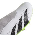 Buty piłkarskie dla dzieci adidas Predator Accuracy.3 Laceless FG biało-szare IF2265