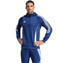 Bluza męska adidas Tiro 24 Training Hooded niebieska IR9398