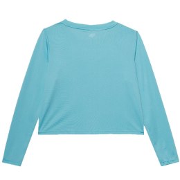 Koszulka damska longsleeve 4F F218 niebieska 4FWSS24TFLOF218 33S