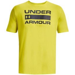 Koszulka męska Under Armour Team Issue Wordmark SS żółta 1329582 799