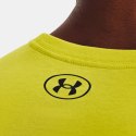 Koszulka męska Under Armour Team Issue Wordmark SS żółta 1329582 799