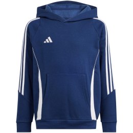 Bluza dla dzieci adidas Tiro 24 Hooded Sweat granatowa IR7504