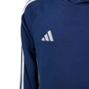 Bluza dla dzieci adidas Tiro 24 Hooded Sweat granatowa IR7504