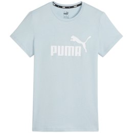 Koszulka damska Puma ESS Logo Tee błękitna 586775 25