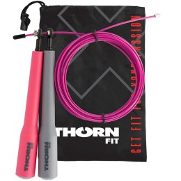 Skakanka Thorn Fit Speed Rope Lady szaro-różowa