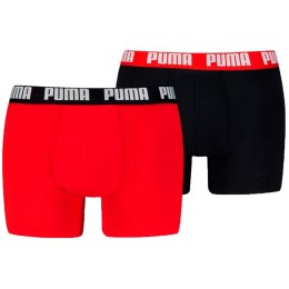 Bokserki męskie Puma Everyday Basic 2p czerwone, czarne 938320 10