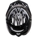 Kask rowerowy Meteor Gruver M 55-58 cm biało-czarno-pomarańczowy 24751