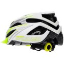 Kask rowerowy Meteor Gruver M 55-58 cm biało-zielony 24801