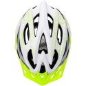 Kask rowerowy Meteor Gruver M 55-58 cm biało-zielony 24801