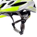 Kask rowerowy Meteor Gruver M 55-58 cm biało-zielony 24801