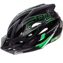 Kask rowerowy Meteor Gruver M 55-58 cm czarno-zielony 24745