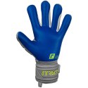 Rękawice bramkarskie Reusch Attrakt Freegel Silver Finger Support Junior szaro-niebieskie 5272230 6006