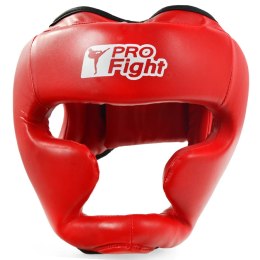 Kask bokserski Profight 705 PU czerwony senior