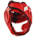 Kask bokserski Profight 705 PU czerwony senior