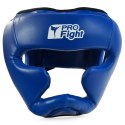 Kask bokserski Profight 705 PU niebieski senior