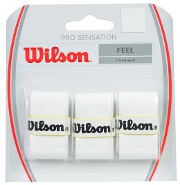 OWIJKA WILSON PRO SENSATION FEEL OVERGRIP biała /3szt/ /WRZ4010WH