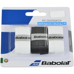 Owijka Babolat My Overgrip Goodracketgrip & Fun 2xbiały 1xczarny 3szt 139365