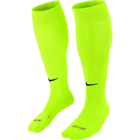 Getry piłkarskie Nike Classic II Cush OTC/Academy OTC limonkowe SX5728 702