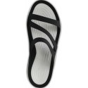 Klapki damskie Crocs Swiftwater Sandal W czarno-białe 203998 066