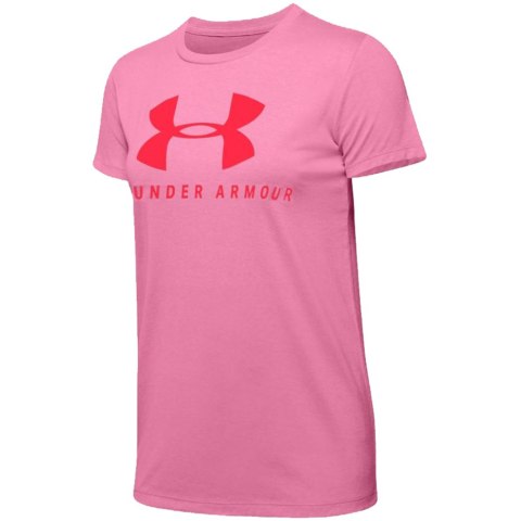 Koszulka damska Under Armour Graphic Sportstyle Classic Crew różowa 1346844 691