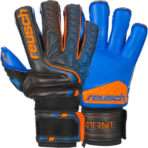 Rękawice bramkarskie Reusch Attrakt S1 Evolution Finger Support 5070238 7083