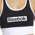 Stanik Reebok TE Linear Logo Bral czarno-biały FK6713