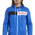 Bluza męska Reebok Logo FZ H niebieska FK6117