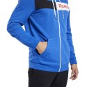 Bluza męska Reebok Logo FZ H niebieska FK6117