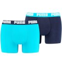 Bokserki męskie Puma Basic Boxer 2P niebieskie, granatowe 906823 10/5210150017