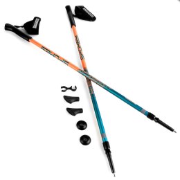 Kijki do Nordic Walking Spokey Meadow pomarańczowo-niebieskie 927833