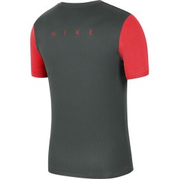 Koszulka dla dzieci Nike Dry Academy PRO TOP SS czerwono-szara BV6947 064