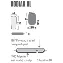 Mata samopompująca High Peak Kodiak XL 210x63x8 czarna 41131