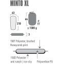 Mata samopompująca High Peak Minto XL 210x63x3 czarna 41117