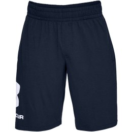 Spodenki męskie Under Armour Sportstyle Cotton Logo granatowe 1329300 408