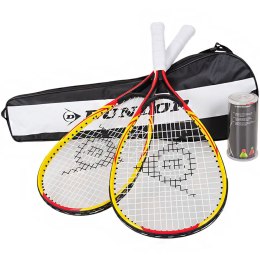 Zestaw do Speedmintona Racketball Set Dunlop żólto-czerwone 762091