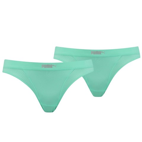 Bielizna damska Puma PUMA Micro Mesh Bikini 2P miętowa 907632 01