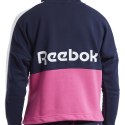 Bluza damska Reebok Te Linear Logo granatowo-różowa FU2205