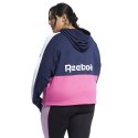 Bluza damska Reebok Te Linear Logo granatowo-różowa FU2205