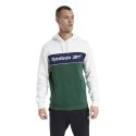 Bluza męska Reebok Classic Linear Hoodie biało-zielona GD0436