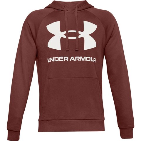 Bluza męska Under Armour Rival Fleece Big Logo HD brązowa 1357093 688