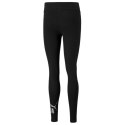 Legginsy damskie Puma ESS+Metallic Leggings czarne 586896 51