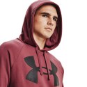 Bluza męska Under Armour Rival Fleece Big Logo HD burgund 1357093 652