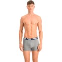 Bokserki męskie Puma Basic Boxer 2P granatowe, szare 906823 35