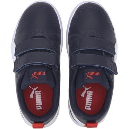 Buty dla dzieci Puma Courtflex v2 V PS granatowo-białe 371543 01